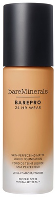 bareMinerals BAREPRO 24HR Wear Skin-Perfecting Matte Liquid Foundation Mineral SPF 20 Med. 35 Warm