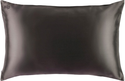 Slip Slip Pure Silk Pillowcase Queen الفحم