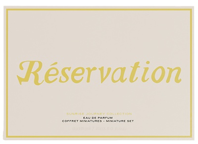 Réservation SUNRISE JOURNEY COLLECTION EDP - 3 x 15 ml