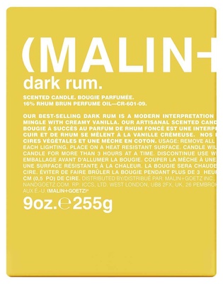Malin + Goetz Dark Rum Candle