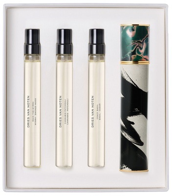 DRIES VAN NOTEN Refillable Nomadic Set – the woody selection The woody selection