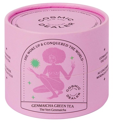 Cosmic Dealer Loose tea جينمايتشا الشاي الأخضر والزنجبيل جينمايتشا