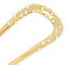 Deborah Pagani Large Pearl DP Pin Ouro