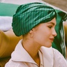 Slip Pure Silk Turban cornflower