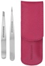 Tweezerman Petite Tweeze Set With Pink Case