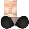 NOOD Push Up Adhesive & Reusable Backless, Strapless Bra Black Onyx / B