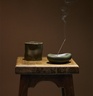 HARRIET ALLURE NAMIDA INCENSE HOLDER GREEN