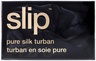 Slip Pure Silk Turban Black