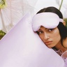 Slip slip pure silk contour sleep mask wildflower