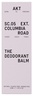 AKT London The Deodorant Balm