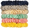 Holistic Silk SKINNY SILK SCRUNCHIE SET VIBRANT