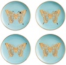 Jonathan Adler MARIPOSA COASTERS - SET OF 4 - BLUE/GOLD
