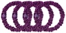 Slip Pure Silk Skinny Scrunchies dark purple