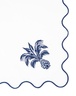 AQUAZURRA ANANAS NAPKIN BLUE AND WHITE