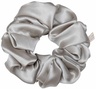 Holistic Silk Pure Mulberry Silk Scrunchie Silver