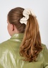 SUI AVA Soft Touch Scrunchie - Off White