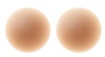 NOOD Grippies No-Show NON-Adhesive, Reusable Round Nipple Covers No.5 Soft Tan / 4in.