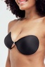 NOOD Push Up Adhesive & Reusable Backless, Strapless Bra Black Onyx / C