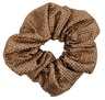 SUI AVA Kelly Crystal Scrunchie - Taupe