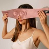 Drowsy Eyelash Protecting Silk Sleep Mask - Damask Rose