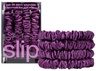 Slip Pure Silk Skinny Scrunchies dark purple