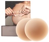 NOOD Grippies No-Show NON-Adhesive, Reusable Round Nipple Covers No.3 Buff / 4in.