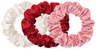 Slip pure silk large scrunchies - rosy