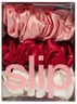 Slip pure silk large scrunchies - rosy