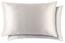 Slip slip pure silk queen pillowcase duo - white