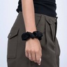 SUI AVA Ribbon Scrunchie -Black