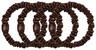 Slip Pure Silk Skinny Scrunchies dark brown