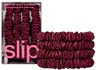 Slip Pure Silk Skinny Scrunchies maroon