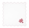 AQUAZURRA ANANAS NAPKIN LIGHT PINK AND WHITE