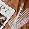 C.O. Bigelow Natural Bristle Toothbrush - Ivory Pearl شعيرات متوسطة
