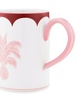 AQUAZZURA CASA JAIPUR MUG BORDEAUX E ROSA