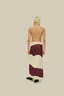 OAS Burgundy Bone Towel
