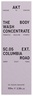 AKT London The Body Wash Concentrate SC.05 COLUMBIA ROAD
