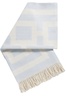 Jonathan Adler NIXON BABY ALPACA THROW azzurro