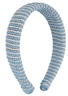 SUI AVA Striped Headband - Blue