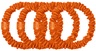 Slip Pure Silk Skinny Scrunchies orange