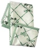 Slip pure silk queen pillowcase with lace trim wintergreen
